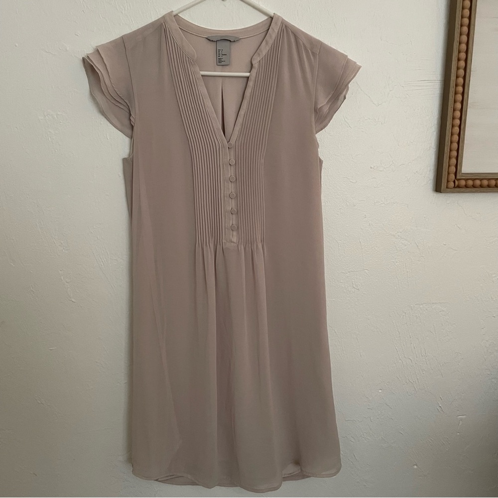 H&M Flutter Sleeve Mini Dress
